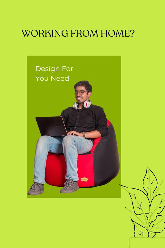 Elevate Your Work-from-Home Experience with Relaxsit Sports Chair Bean Bag - Relaxsit Middle East