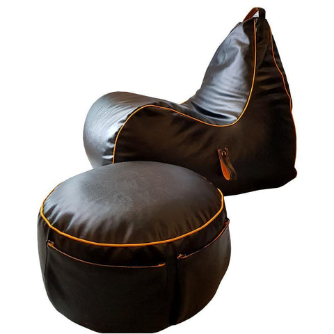 Gaming chair (faux leather) bean bag - Relaxsit Middle East